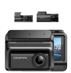 กล้องติดรถยนต์ DDPAI Z90 3-CH แบบสามช่องทาง บันทึกภาพหน้าและหลัง พร้อมระบบมองเห็นในเวลากลางคืนด้วยอินฟราเรด และปรับภาพให้คมชัดในแนวตั้ง - Product Image 1