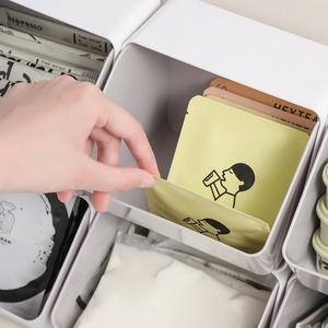Wall Mounted Office Desktop Stationery <b>Storage</b> Rack <b>Drawer</b> Type Stationery <b>Storage</b> <b>Box</b> for School - Product Image 1