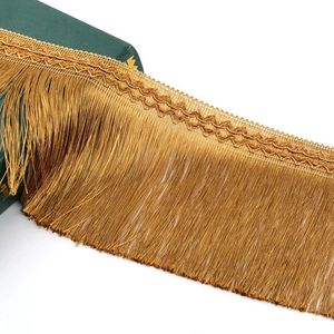 Tùy Chỉnh 12Cm Màu Đỏ Polyester Dài Chainette Fringe Trims Cho May Dresses Đèn Hình Dạng Rèm - Product Image 6