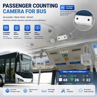 Cámara de Conteo de Pasajeros para Autobús con IA, DVR Móvil de 8 Canales y 1080P, Sistema de Monitoreo de Video con GPS 4G para Gestión de Flotas de Autobuses