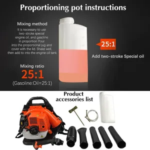 New Hot Sale Factory Wholesale Hardware Tools Power Tools <strong>Gas</strong> <strong>Blowers</strong> Lightweight with Turbo Engine Technology <strong>Gas</strong> Leaf <strong>Blower</strong> - Product Image 2
