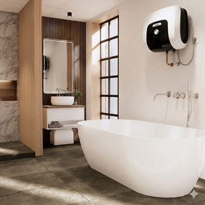 Chauffe-eau électrique mural ROSSI, compact, carré, à chauffage rapide et économe en énergie, pour usage domestique, 15L - Product Image 5