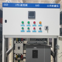 Armoire de distribution d'énergie basse tension GGD AC 380V 400V 3150A, panneau de commutation fixe en métal pour la distribution en centrale électrique