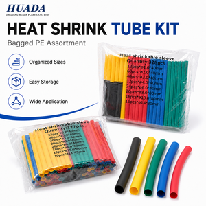 Kit de gaines thermorétractables multicolores 560 pièces, conformes RoHS REACH, en PE vierge à <span class=keywords><strong>100</strong></span> %, rapport 2:1, ignifuges - Product Image 1