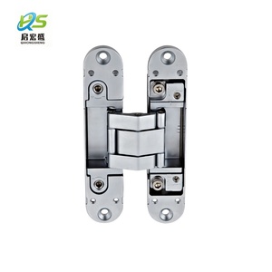 Modern Zinc 180 Degree Concealed Hinge Soft Close Heavy Duty Wooden Door Black 60kg Bld-g01a-2 180 Degree Opening Full - Product Image 3