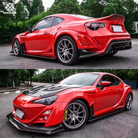 Kit carrosserie large en fibre de verre style VRS pour Toyota GT86 ZN6/Subaru BRZ ZC6 : Lame de pare-chocs avant, jupes latérales, garde-boue, diffuseur arrière
