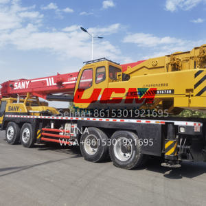 Grue mobile d'occasion de 75 tonnes Sany Modèle STC750 Grue mobile montée sur camion à vendre Composant moteur central inclus - Product Image 6