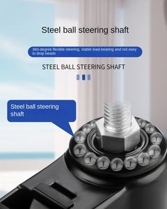 Vielseitige Schwarze 1,5 Zoll Kunststoff-Stuhlrollen Möbel-<span class=keywords><strong>PU</strong></span>-Rollen Schwenkbar mit Bremse für Bürostühle und Hotelgebrauch - Product Image 5