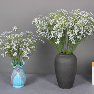 Flores Artificiales de Baby's Breath, Ramas Individuales de Plástico, Decoraciones para Bodas, Arreglos Florales Reutilizables para Interiores - Product Image 2