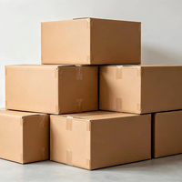 Cartons ondulés personnalisables, boîtes d'expédition grandes/extra-grandes, offrant des services de personnalisation de taille variée