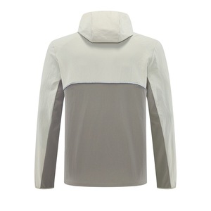 Vêtements de sport d'extérieur à capuche <span class=keywords><strong>Lulus</strong></span> pour l'automne, séchage rapide, légers, respirants, coupe décontractée, coupe-vent, color-block pour hommes - Product Image 2