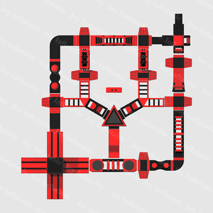 Parc aquatique gonflable équipement de flotteur sport grand parc aquatique gonflable de mer flottant gonflable pour la station balnéaire lac océan - Product Image 5