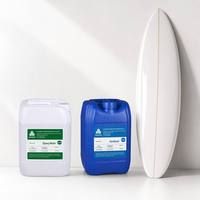 Résine époxy transparente Sankin pour la lamination des planches de surf - Résine de coulée liquide effet verre haute brillance, anti-jaunissement, sans bulles