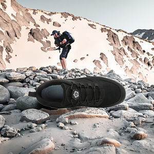 Men's Summer Breathable Thick Bottom Casual Lace-up Mesh Upper Sports <b>Shoes</b> 39-48 Outdoor Hiking Mountaineering <b>Skateboarding</b> PU - Product Image 3