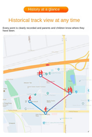 Traceur GPS intelligent pour enfants et personnes âgées avec appel SOS, audio bidirectionnel et application de localisation en temps réel