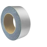 1.2mm x 5cm x 5m alüminyum Film butil kauçuk kendinden yapışkanlı su geçirmez bant
