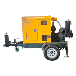 6 אינץ משאבת מים גנרטור מנוע דיזל לניקוז עירוני נייד - Product Image 3