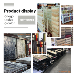 Wholesale Custom Metal Hanging Carpet <strong>Roll</strong> Display <strong>Rack</strong> Double-Sided Durable <strong>Roll</strong> <strong>Rack</strong> for Exhibition Carpet Display Shelf - Product Image 5