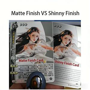 Cartes à collectionner personnalisées en papier écologique durable, estampées à chaud or, holographiques, sur le thème des dessins animés et de l'anime, avec design et logo sur mesure - Product Image 3