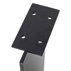 Modern <b>Matt</b> Black Steel Wrought Iron Furniture Legs for Dining and Bedroom <b>Tables</b> Cast Iron Coffee <b>Table</b> Legs - Product Image 4