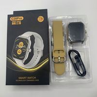 Montre connectée 2026 C28 Pro avec suivi de santé, rappels de messages et contrôle de jeux, compatible C20 Pro et C26 Pro