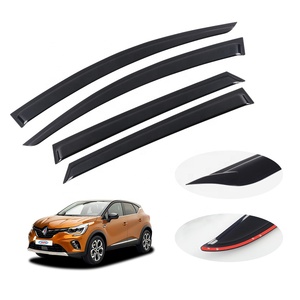 Accessori per auto visiere antipioggia deflettori per finestre scudo per Renault <span class=keywords><strong>Captur</strong></span> 2013-<span class=keywords><strong>2019</strong></span> <span class=keywords><strong>2019</strong></span>- - Product Image 5