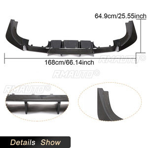 Diffuseur de pare-chocs arrière pour BMW Série 2 F87 M2 M2C Competition 2016-2018, lèvre de diffuseur arrière, ailerons, séparateurs en fibre de carbone/FRP - Product Image 5