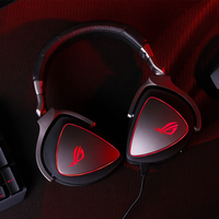 ROG DELTA prisma Elite Edition Gaming On-Ear headphone berkabel Over-Ear Mount Head untuk PS5 untuk pemutar Esports komputer nasional