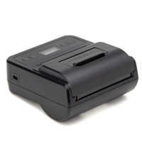Imprimante thermique portable sans fil 80 mm pour étiquettes, reçus et codes-barres – Mini-imprimante mobile pour factures