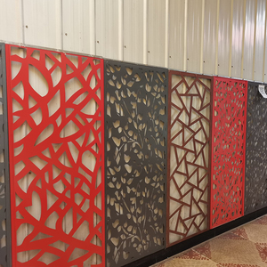 Pannello per Recinzione in Metallo Tagliato al <span class=keywords><strong>Laser</strong></span> con Rivestimento in Polvere Minimalista, Facile Installazione, <span class=keywords><strong>Ringhiera</strong></span> per Balcone in Alluminio Economica, Antiruggine - Product Image 5