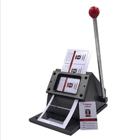 Machine de découpe manuelle de cartes ZEQUAN 86*54mm de type lourd avec précision de 0,1 mm pour cartes PVC, cartes de banque, autocollants et permis de conduire