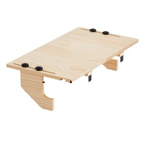 Solid Wood Window Sill Extender Natural Color Clip On Type For Living Room Balcony Plant Storage - Product Image 5
