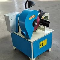 Mini polisseuse de bureau à bande abrasive pour le ponçage de surface externe des tuyaux en acier inoxydable
