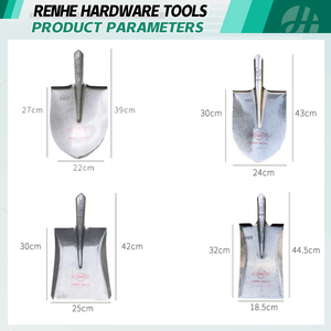 Trung Quốc Nhà sản xuất thép công cụ làm vườn trang trại Spade cây trồng làm vườn sắt xẻng đầu - Product Image 2