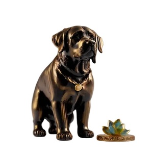 Statue/figurine/sculpture en résine de chien nordique <span class=keywords><strong>Labrador</strong></span>, fabricants de décorations en résine, statue de chien en résine grande taille - Product Image 1