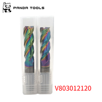 Fraise à queue en carbure pour acier allié, 3, 8, 12, 16 mm, fraise en acier au tungstène à 3 dents, outils de fraisage CNC