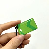 Porte-clés RFID NFC en époxy personnalisés en gros, 13,56 MHz, étanches, pour contrôle d'accès et stockage de données, idéaux pour les cadeaux promotionnels