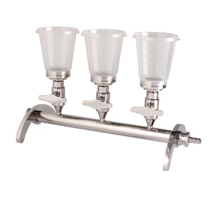 Mikro biologischer Filter <span class=keywords><strong>test</strong></span> mit Membran flüssigkeits pumpe im 3-Zweig-Vakuumverteiler - Product Image 2