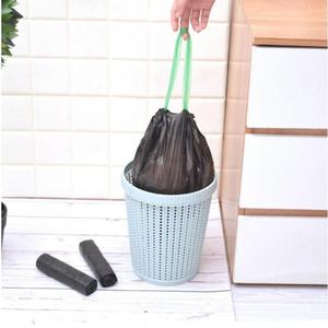 Hot bán đen dây rút <span class=keywords><strong>HDPE</strong></span> tái chế Túi rác cuộn rác bin lót 1 tấn moq tùy chỉnh kích cỡ & độ dày - Product Image 6