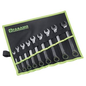 Jeu de clés mixtes Fasano Tools, 6 pièces, métriques, en acier, kit d'outils de réparation automobile - Product Image 1