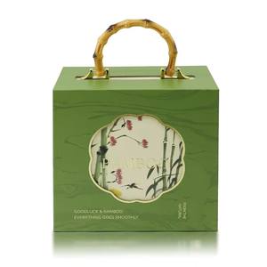 Juego de Velas Aromáticas de Cera de Soya Premium Hechas a Mano a Baja Temperatura con Diseño de Bambú Estilo Chino para Decoración Navideña del Hogar - Product Image 6