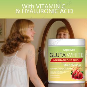 Aeglewell Collagene <span class=keywords><strong>L</strong></span>-glutatione Ridotto <span class=keywords><strong>L</strong></span> Glutatione 99% in Polvere Integratore di Glutatione per lo Sbiancamento della Pelle - Product Image 3