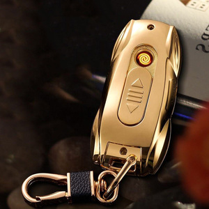 Nouveau écran couleur personnalisé coupe-vent apparence <span class=keywords><strong>de</strong></span> <span class=keywords><strong>voiture</strong></span> <span class=keywords><strong>de</strong></span> sport porte-clés briquet gros <span class=keywords><strong>fil</strong></span> <span class=keywords><strong>de</strong></span> tungstène allumage USB briquet 2023 - Product Image 5
