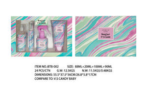 Ensemble de parfums pour femmes 4 en 1, gel douche et lotion en spray, vente en gros - Product Image 4