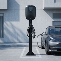 Chargeur mural EV sécurisé 22 kW, courant réglable 6A-32A, contrôle intelligent RFID, fiable pour usage domestique et commercial, unité pour véhicule électrique