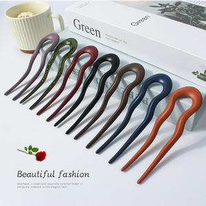 Horquillas para el Cabello en Forma de U, Herramientas de Peluquería, Pasadores de Plástico para Cola de Caballo, para Cabello Largo, Accesorios para el Cabello - Product Image 6