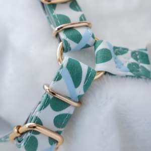 Arnés para Perro Talla S, Elegante, Lujoso, Duradero, Transpirable, de Algodón, Anti-Tirones, con Diseño Personalizado y Estampado Exclusivo, Accesorio para Mascotas - Product Image 3