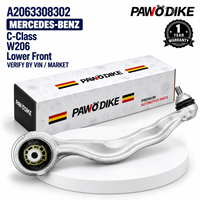 Rakitan Strut Lengan Kontrol Bawah Depan OE A2063308302 untuk Mercedes Benz W206 C200 C220 C260 C300 C400 Rakitan Sasis Presisi