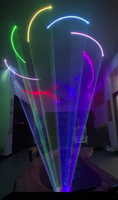 Lampe laser animée RVB pleine couleur 15W pour intérieur avec contrôle DMX512 pour KTV, lieux de musique et boîtes de nuit