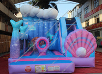 Château gonflable modulaire de saut à faire soi-même, maison plein air, style princesse, château gonflable